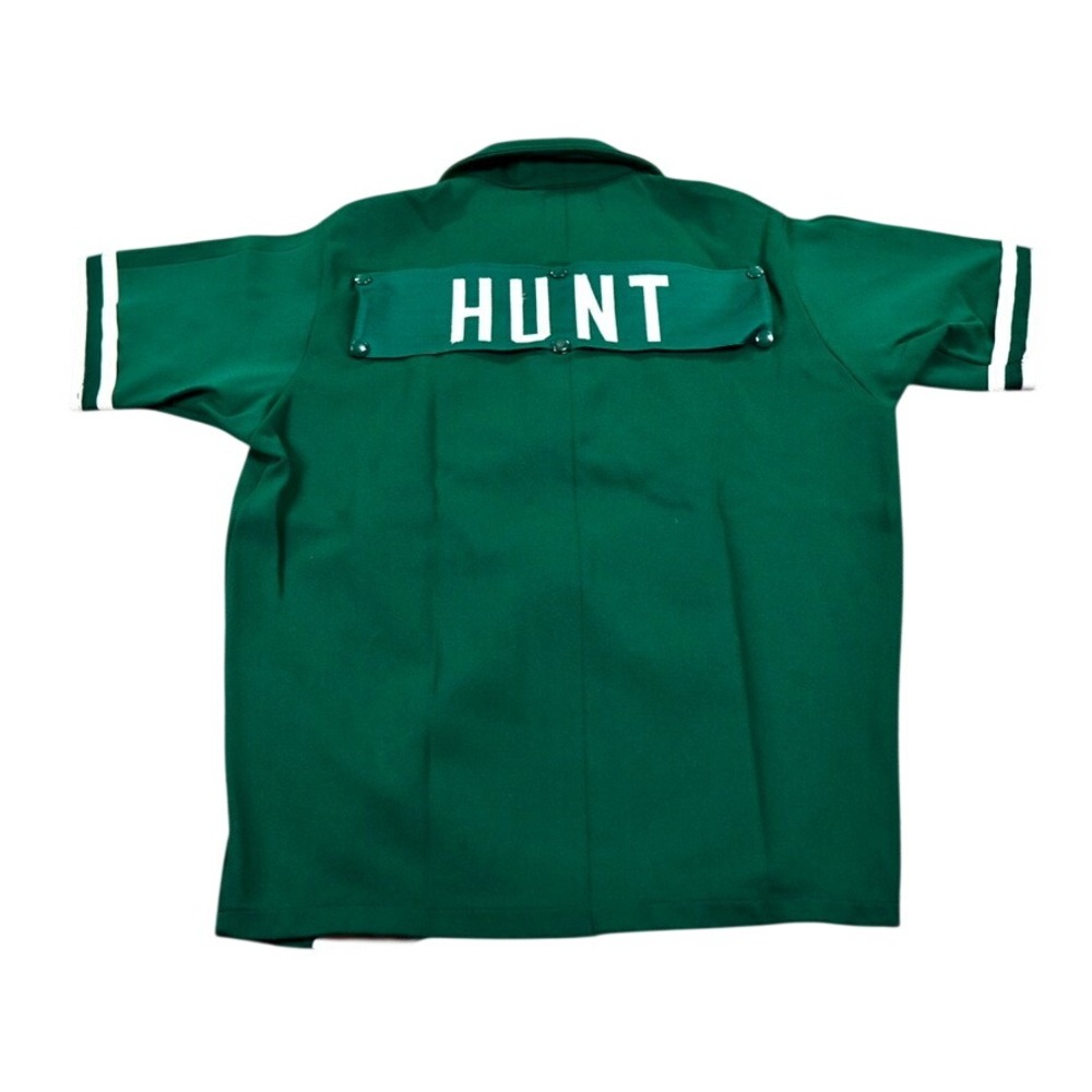 Spanjan Shooters Jacket Mens 38 Green VTG 70s Huskies Hunt Short Sleeve USA